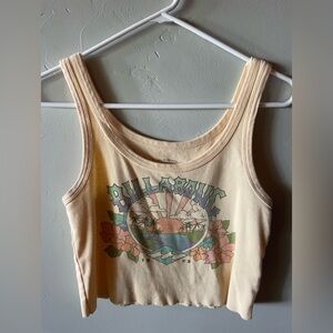 Billabong Graphic Cropped Tank Top